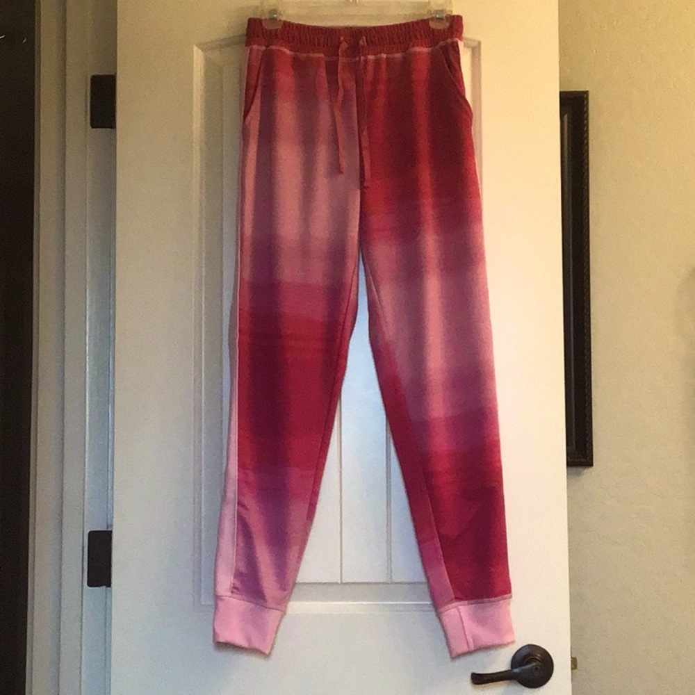 LuLaRoe Tie Dye Pink Jax Jogger Pants NWT Size S